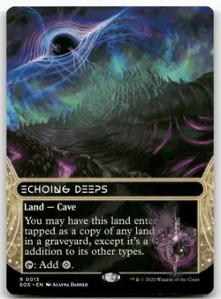 Echoing Deeps (Borderless) 13 MTG Edge of Eternities: Stellar Sights R NM - Image 1