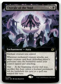 Chorale of the Void (Extended Art) 331 MTG Edge of Eternities R NM - Image 1