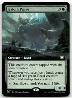 Baloth Prime (Extended Art) 33 MTG Commander: Edge of Eternities R NM - Image 1