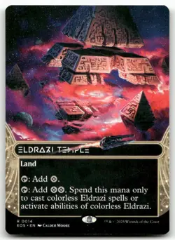 Eldrazi Temple (0014) (Borderless) 14 MTG Edge of Eternities: Stellar Sights R N - Image 1