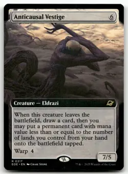 Anticausal Vestige (Extended Art) 317 MTG Edge of Eternities R NM - Image 1