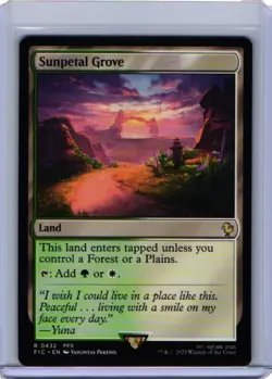 NM Sunpetal Grove, MTG, Final Fantasy Commander, Magic the Gathering, 432 - Image 1