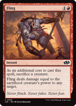 Fling - 553 - Foundations Jumpstart- Near Mint - MTG - Image 1