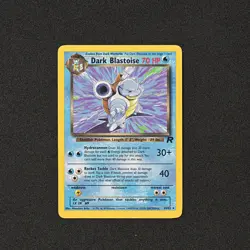 2000 Pokemon Team Rocket Dark Blastoise 20/82 NON Holo LP - Image 1