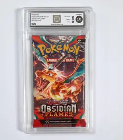 Pokemon Graded Sealed Booster Pack - Obsidian Flames GEM MINT 10 - Image 1