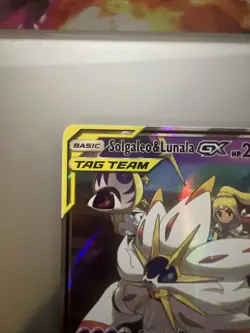 Pokemon Card Solgaleo & Lunala GX 045/196 Cosmic Eclipse TAG TEAM - Image 2