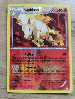 Pokemon Rapidash Reverse Holo Rare 15/83 Generations NM Condition - Image 1