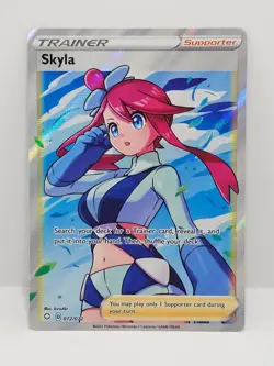 Skyla - 072/072 - Shining Fates Full Art Ultra Rare - Pokemon TCG - Image 1