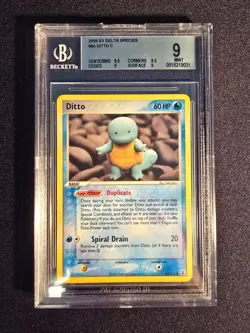 Pokemon TCG Ditto - (Squirtle) 064/113 Delta Species Regular BGS 9 English - Image 1