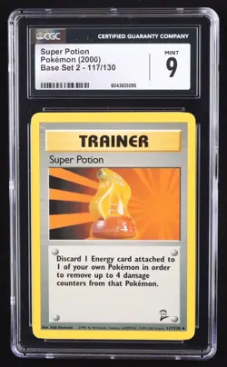 Super Potion Pokemon 1999 Base 2 #117 (CGC 9) - Image 1