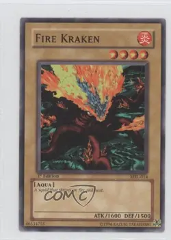 Fire Kraken 1st Ed. YuGiOh Magic Ruler Booster #MRL-014 2002 0d08 - Image 1
