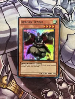 (YBL) Yugioh Reborn Tengu EXVC-EN000 Super Rare Unlimited Edition VLP - Image 1