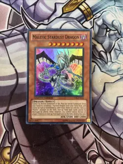 (YBL) Yugioh Malefic Stardust Dragon CT08-EN014 Super Rare Limited Edition VLP - Image 1