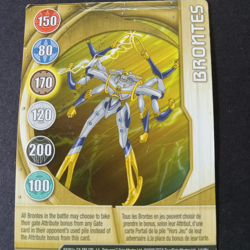 Battle Brawlers Bakugan Brontes Card Gold - Image 1