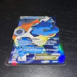 Pokemon TCG Blastoise-EX XY Holo Full Art Ultra Rare Card 155/160 Illus Ryo Ueda - Image 2