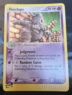 POKEMON EX SANDSTORM DUSCLOPS HOLO RARE CARD 4/100 - Image 1