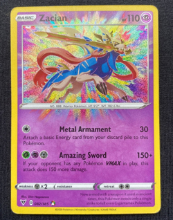 Zacian 082/185 - Vivid Voltage - Amazing Rare Pokemon Card - (MP) - Image 1