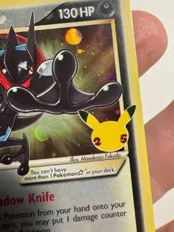 Greninja Gold Star - SWSH144 - Black Star Holo Promo 25th - Pokemon Card - VLP - Image 5