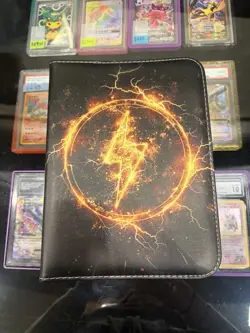 400 Card Pocket Binder with 4 Pocket Trading Cards Album Pages Pokemon TCG - Image 1