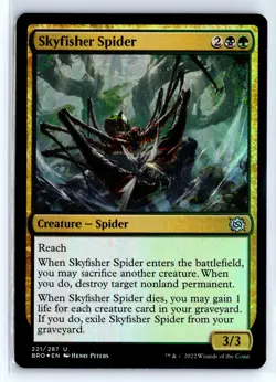 FOIL Skyfisher Spider The Brothers' War - MTG Magic the Gathering Card - Image 1