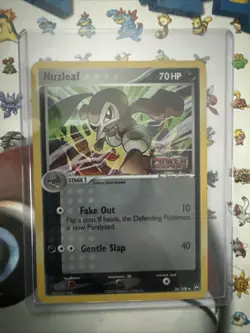 Pokemon Card TCG Nuzleaf 36/108 Reverse Holo Foil EX Power Keepers EX STAMPED NM - Image 1