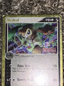 Pokemon Card TCG Nuzleaf 36/108 Reverse Holo Foil EX Power Keepers EX STAMPED NM - Image 3
