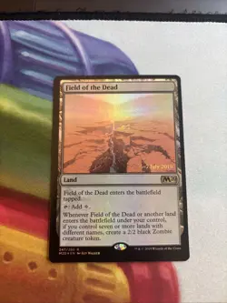 MTG Field of the Dead Foil M20 Pre-Release Card - Image 1