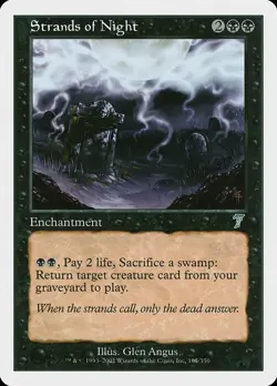 Strands of Night x4 7th MtG NM - Image 1