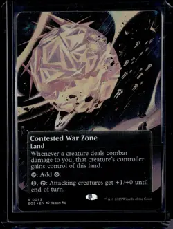 Contested War Zone - 53 - Foil - EOS - NM - MTG Magic the Gathering - Image 1