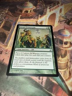MTG Elvish Promenade NM Lorwyn Elf Tribal Token Maker Commander Green Swarm - Image 1