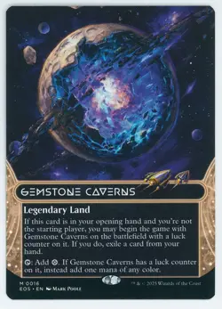 Gemstone Caverns Borderless 0016 EOS NM/MT [Edge of Eternities:MTG] - Image 1