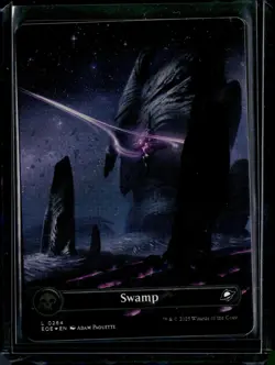 Swamp - 264 - Foil - EOE - NM - MTG Magic the Gathering - Image 1