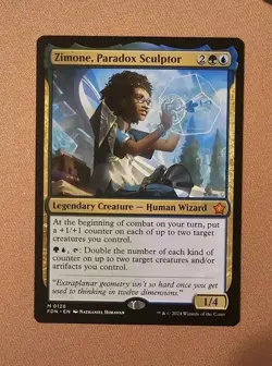 MTG Zimone, Paradox Sculptor x1 NM from Foundations - Image 1