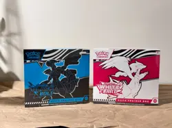 Pokemon Black Bolt and White Flare Elite Trainer Box ETB Set of 2 IN HAND - Image 1