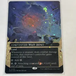 Contested War Zone - 98 - Galaxy Foil - EOS - NM - MTG Magic the Gathering - Image 1