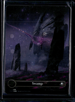 Swamp - 369 - Galaxy Foil - EOE - NM - MTG Magic the Gathering - Image 1