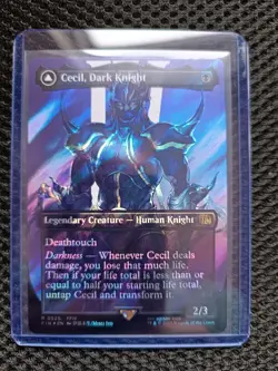 MTG - Final Fantasy - Cecil, Dark Knight (Surge Foil) - Image 1