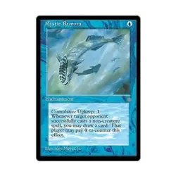 WOTC MtG Ice Age Mystic Remora (C) EX - Image 1