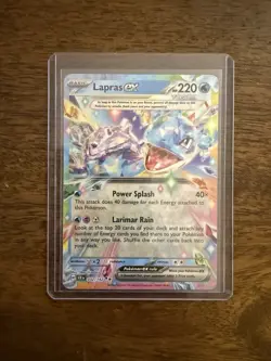 Lapras EX 032/142 Stellar Crown Double Rare Holo Pokemon - Image 1