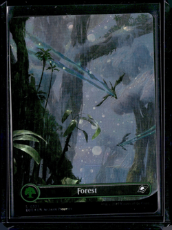 Forest - 371 - Galaxy Foil - EOE - NM - MTG Magic the Gathering - Image 1