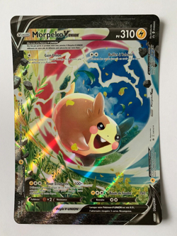 Carte Pokemon JUMBO - Morpeko V-Union SWSH215 PROMO E&B Carte Geante FR - NEUF - Image 1