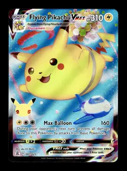 [NM-] Flying Pikachu VMAX English Celebrations 007/025 Pokemon - Image 1