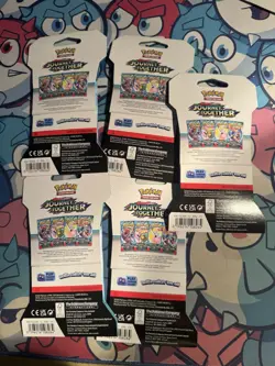 Pokemon Journey Together Sleeved Booster Pack (LOT OF 5) Random art work - Image 2
