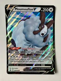 Carte Pokemon Geante - Moumouflon V SWSH049 Promo Epee Et Bouclier NEUVE - FR - Image 1