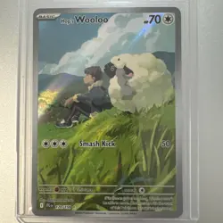 Hop's Wooloo Pokemon Journey Together 170/159 Full Art Illustration Rare NM - Image 1