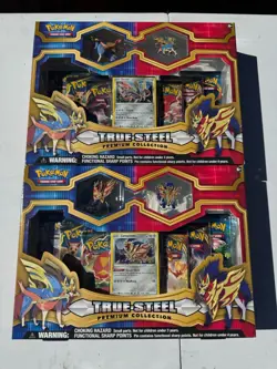 (READ) Pokemon TCG True Steel ZAMAZENTA Premium Collection Box BRAND NEW SEALED - Image 2