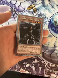 (YBL$l) Yugioh Ignoble Knight of Black Laundsallyn NKRT-EN005 Platinum Rare LP - Image 2