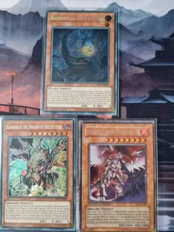 Yugioh Kartenset Seltene Karten Secret Rare / Horus / Gandora / Ragnaraika - Image 1