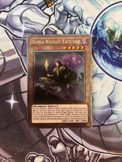(YBL) Yugioh Noble Knight Eachtar NKRT-EN011 Platinum Rare Limited Edition LP - Image 1