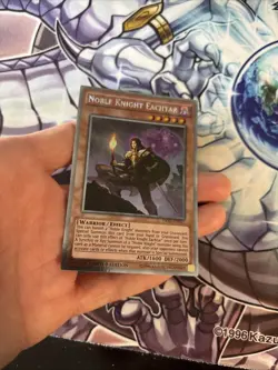 (YBL) Yugioh Noble Knight Eachtar NKRT-EN011 Platinum Rare Limited Edition LP - Image 2